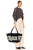 view 5 of 5 Darwen Bag in Black & Ecru