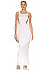view 2 of 3 Tamri Maxi String Back Dress in White