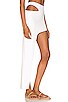 view 2 of 5 Aja Cutout Skirt in White