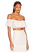 view 2 of 4 Ella Off The Shoulder Flounce Top in Ivory