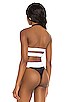 Kali Colorblock Twist Bikini Top, view 3 of 4, click to view large image.