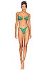 view 4 of 4 Jackie Skimpy Thigh High Bikini Bottom in Emerald
