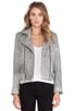 view 1 of 6 Jova Leather Jacket in Grey