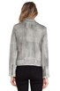 view 4 of 6 Jova Leather Jacket in Grey
