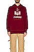 view 3 of 4 SUDADERA MILEY in Burgundy