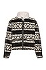 view 1 of 4 Jelkinson Graphic Jacquard Jacket in Black