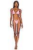 view 4 of 5 String Bikini Top in Quartz Lurex