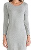 view 5 of 5 Raglan Sweatshirt Dress in Heather Grey