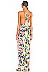 view 3 of 3 Disa Gown in Geo Print