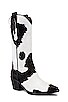 view 2 of 5 Dagget F Boot in Black & White Cow