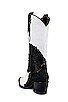 view 3 of 5 Dagget F Boot in Black & White Cow