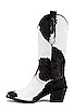 view 5 of 5 Dagget F Boot in Black & White Cow