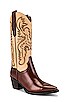 view 2 of 5 Dagget Cowboy Boot in Brown Multi