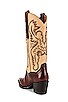view 3 of 5 Dagget Cowboy Boot in Brown Multi
