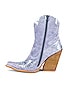 view 5 of 5 Eagleton Bootie in Blue Suede & Blue Metallic