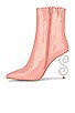 view 5 of 5 Mousai Heeled Bootie in Dusty Pink Patent