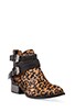 view 2 of 5 Everly Bootie with Calf Fur in Cheetah & Black