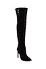 view 2 of 5 Galon Over the Knee Boot in Black Suede