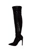 view 5 of 5 Galon Over the Knee Boot in Black Suede