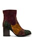 view 1 of 5 BOTINES TARIQ in Green Brown & Wine Suede