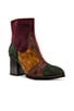view 2 of 5 BOTINES TARIQ in Green Brown & Wine Suede