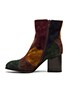 view 5 of 5 BOTINES TARIQ in Green Brown & Wine Suede
