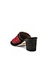 view 3 of 5 Pushpita Heel in Black Suede Red Combo