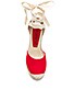 view 4 of 5 Adorra Sandal in Red Canvas