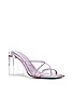 view 2 of 5 Mural Hi Heel in Lilac Patent & Clear