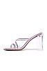 view 5 of 5 Mural Hi Heel in Lilac Patent & Clear
