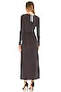 Lizabeth Slinky Jersey Long Sleeve Midi Dress, view 3 of 3, click to view large image.