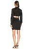 view 4 of 4 Destiny Essentials Long Sleeve Wrap Dress in Black