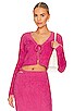 view 1 of 4 AXEL 가디건 in Hot Pink
