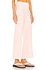 Celia Compact Rib Cropped Wide Leg Pant, view 2 of 4, click to view large image.