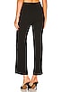 Celia Everyday Rib Cropped Wide Leg Pant, view 3 of 4, click to view large image.