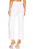 view 3 of 4 Celia Everyday Rib Cropped Wide Leg Pant in White