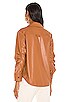 view 3 of 4 Ryder Pleated Sleeve Shirt in Toffee