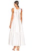 view 3 of 3 Juliet Linen Ramie Maxi Dress in Optical White