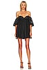 view 1 of 4 Ingrid Linen Mini Dress in Black