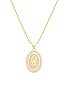 view 2 of 2 Holy Mother Mary Necklace in Gold