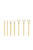 view 2 of 3 Pearla Bobby Pin Set of 7 in Gold