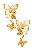 view 2 of 3 Alessandra Clip On Earrings in Gold