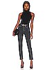 view 4 of 4 Mock Neck Crop Top in Black