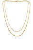 view 1 of 1 Surfside Duo Necklace in Gold