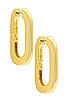 view 1 of 2 Mega U Link Earrings in Gold