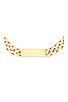 view 2 of 2 Name Plate Choker in Gold