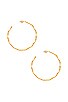 view 3 of 3 PLAYFUL SQUIGGLE 귀걸이 in Gold