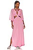 view 1 of 3 Rambling Rose Dress in Baby Pink Gauze