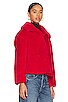 view 3 of 5 Traci Faux Fur Coat in Red