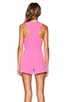 view 3 of 4 Embellished Romper in Fuschia Pink